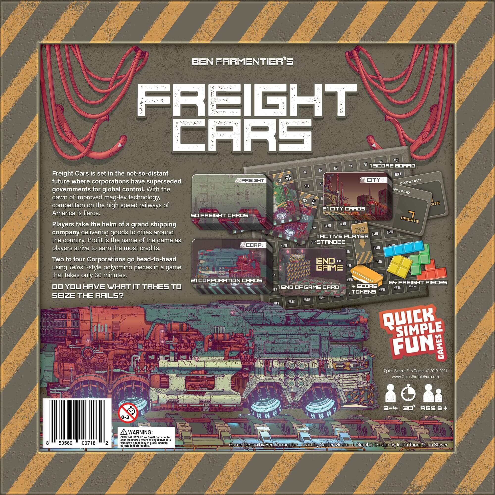 Freight Cars Box Back
